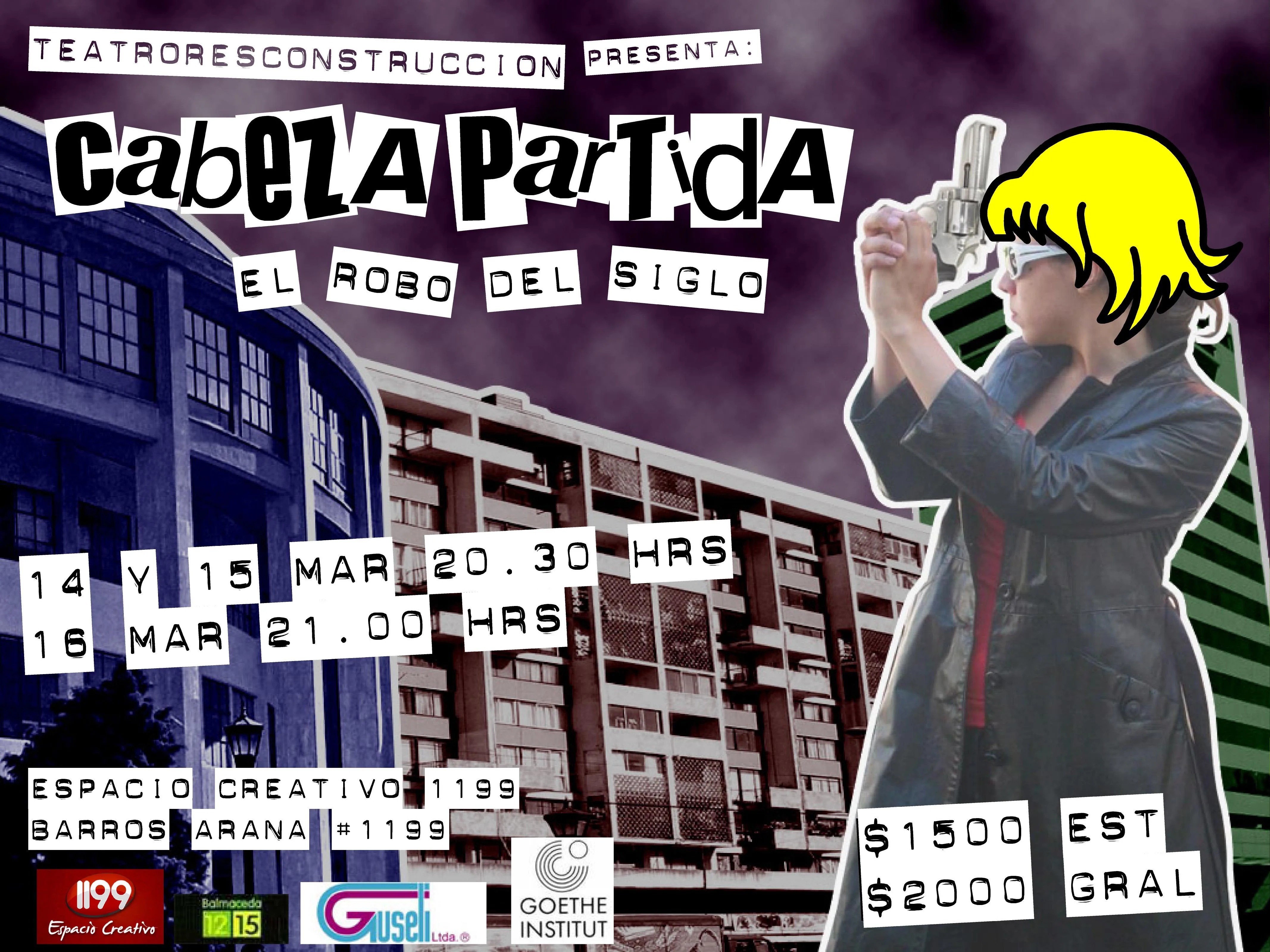 Afiche promocional de Cabeza Partida