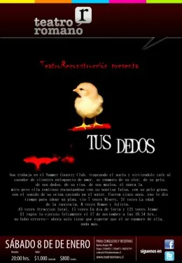 Afiche promocional de Tus Dedos