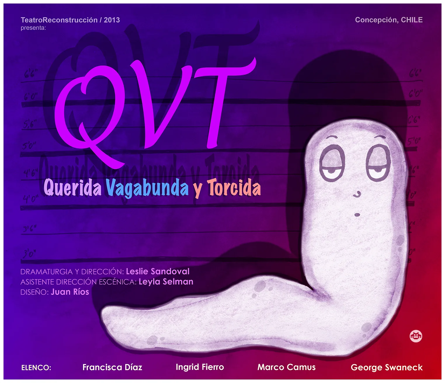 Afiche promocional de Querida Vagabunda y torcida
