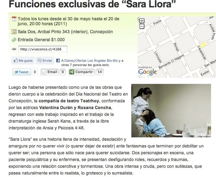 Prensa de Sara Llora