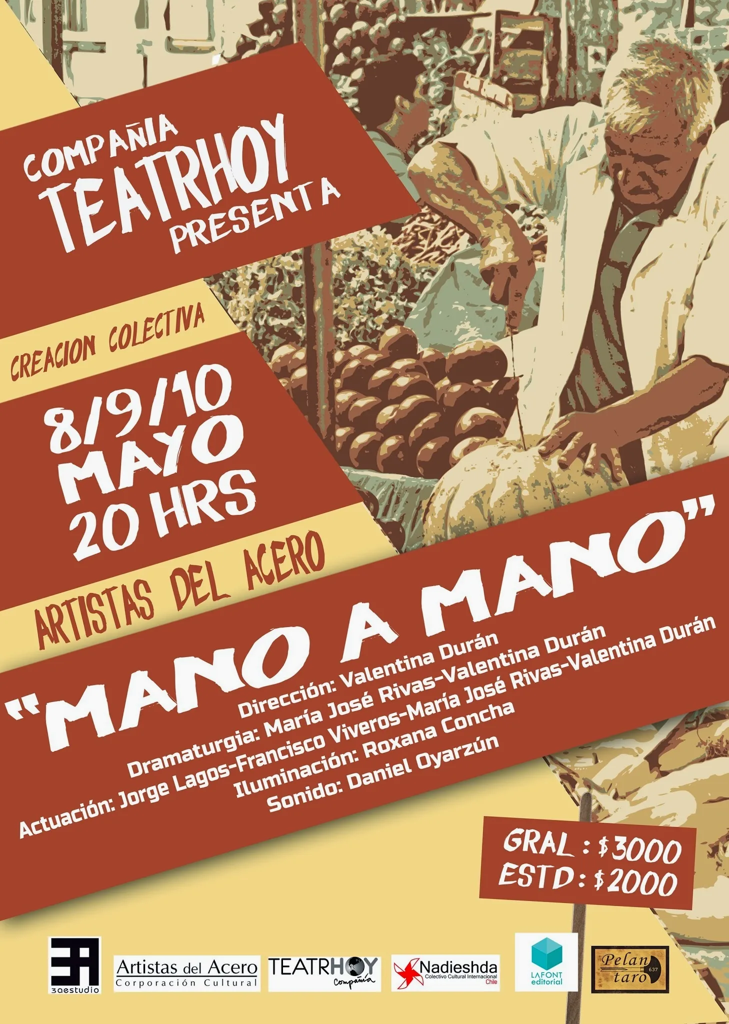 Afiche de Mano a mano