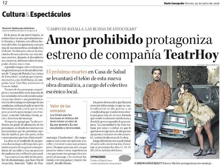 Prensa de Campos de Batalla: Las Ruinas de Estocolmo