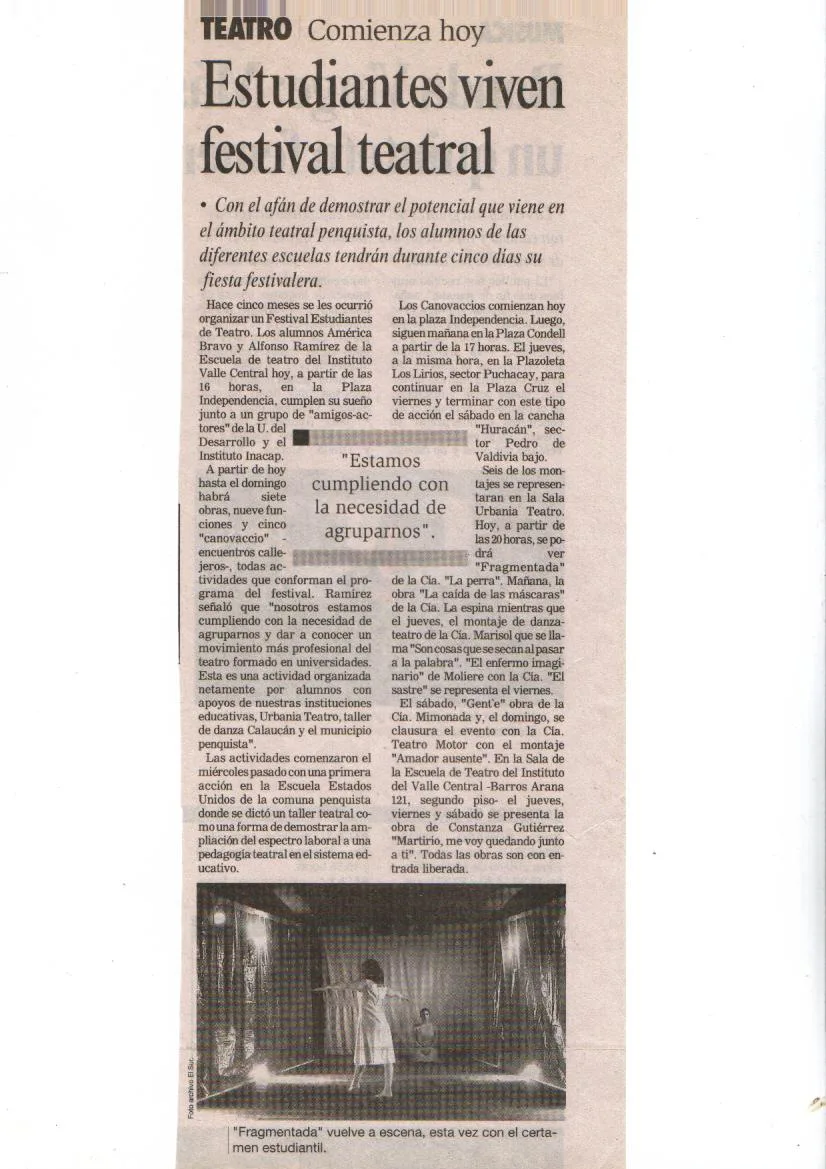 Prensa de Fragmentada