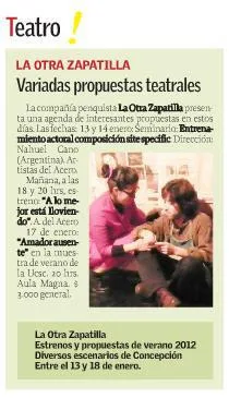 Prensa de Amador ausente