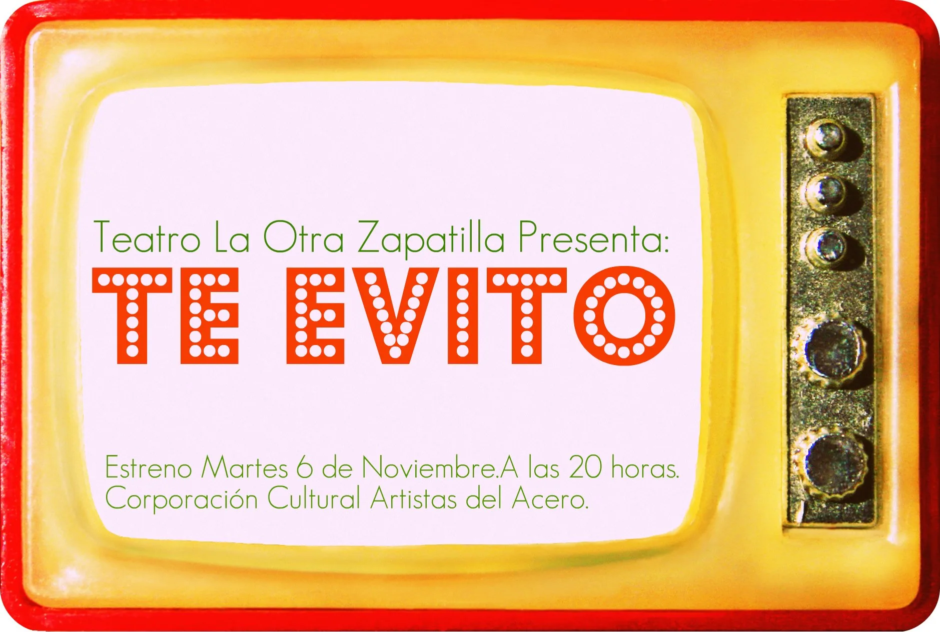 Afiche de Te evito